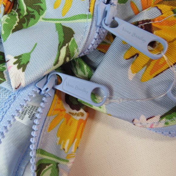 Vera Bradley Travel Organizer Packing Cube Trio Reactive Pattern Sunflower Sky - Picture 6 of 6